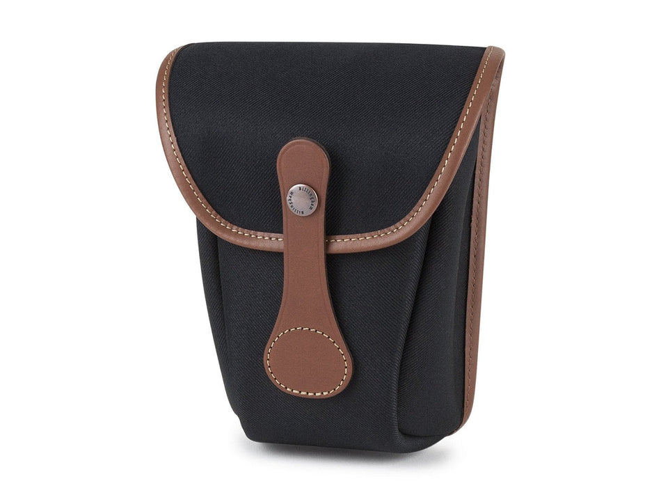 Billingham AVEA 8 End Pocket Pouch - Black FibreNyte / Tan Leather-Camera Bag Pockets-Billingham