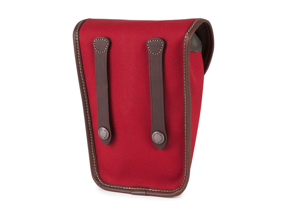 Billingham AVEA 8 End Pocket Pouch - Burgundy Canvas / Chocolate Leather-Camera Bag Pockets-Billingham