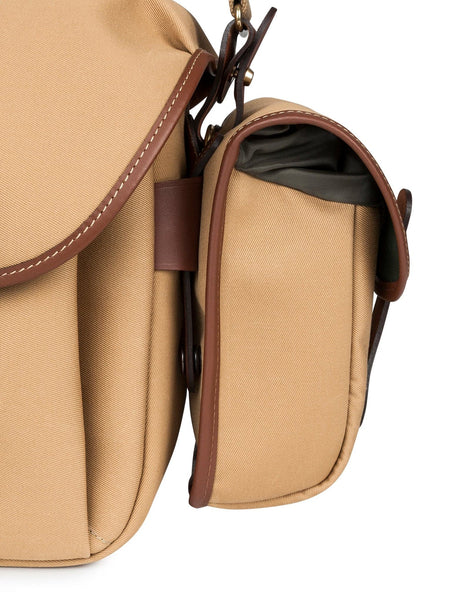 Billingham AVEA 8 End Pocket Pouch - Khaki FibreNyte / Chocolate Leather-Camera Bag Pockets-Kudos Cameras