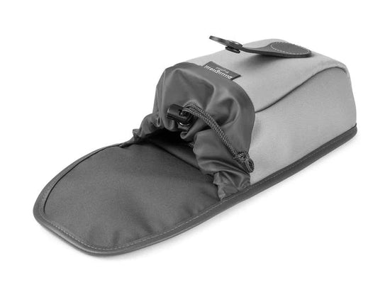 Billingham AVEA 8 End Pocket Pouch - Navy FibreNyte / Chocolate Leather-Camera Bag Pockets-Billingham