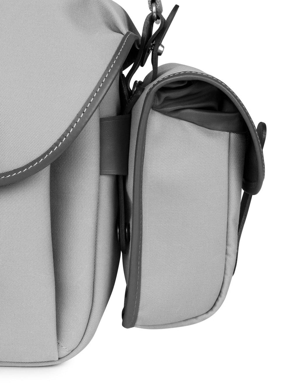 Billingham AVEA 8 End Pocket Pouch - Sage FibreNyte / Black Leather-Camera Bag Pockets-Billingham