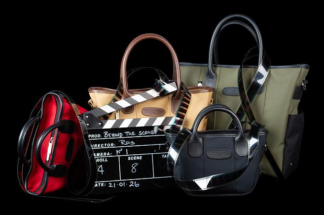 Billingham Key Grip Handbag - Burgundy Canvas / Black Leather-Totes Bags-Kudos Cameras