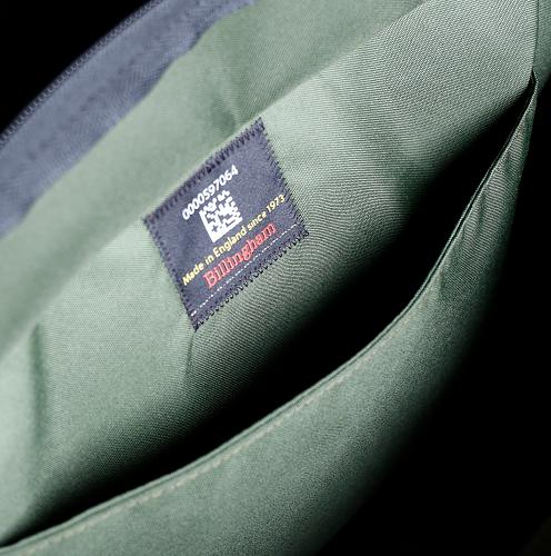 Billingham Best Boy Tote Bag - Sage FibreNyte / Black Leather-Totes Bags-Billingham