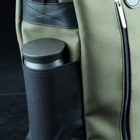 Billingham Best Boy Tote Bag - Sage FibreNyte / Black Leather-Totes Bags-Billingham