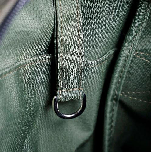 Billingham Best Boy Tote Bag - Sage FibreNyte / Black Leather-Totes Bags-Billingham