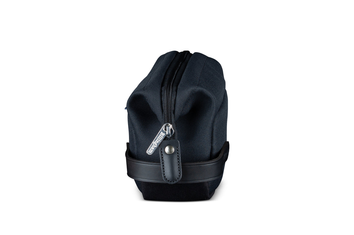 Billingham Capsule 1 Camera Pouch - Black FibreNyte / Black Leather-Camera Pouches-Billingham