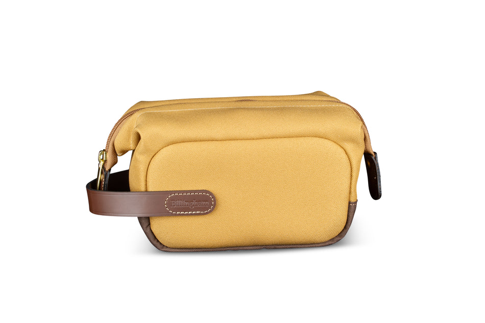 Billingham Capsule 1 Camera Pouch - Khaki FibreNyte / Chocolate Leather-Camera Pouches-Kudos Cameras