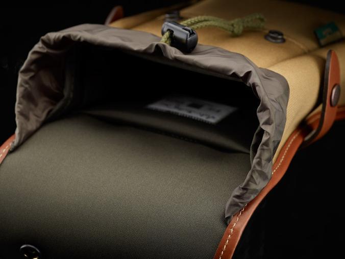 Billingham Delta Pocket - Khaki Canvas / Tan Leather-Camera Bag Pockets-Billingham
