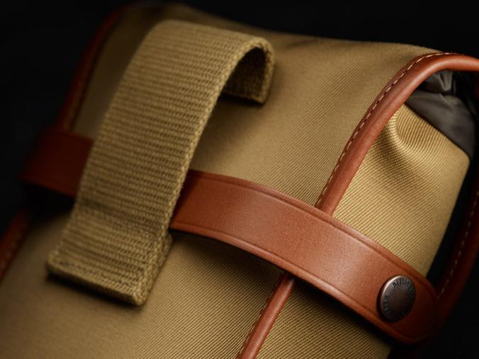 Billingham Delta Pocket - Khaki FibreNyte / Tan Leather-Camera Bag Pockets-Billingham