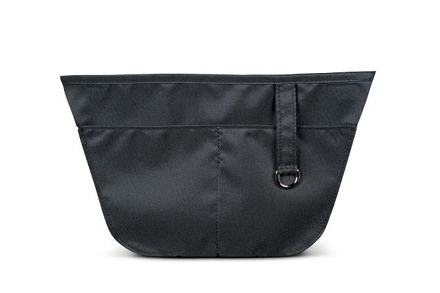 Billingham Dolly Grip Handbag - Black FibreNyte / Black Leather-Totes Bags-Billingham
