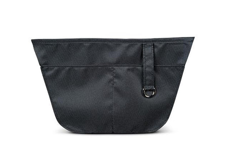 Billingham Dolly Grip Handbag - Black FibreNyte / Black Leather-Totes Bags-Billingham