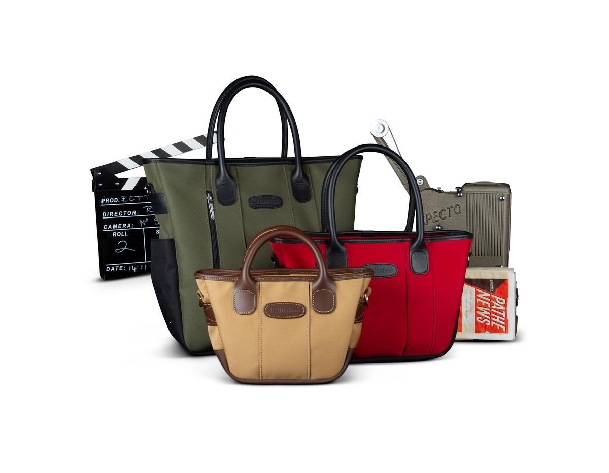 Billingham Dolly Grip Handbag - Black FibreNyte / Black Leather-Totes Bags-Billingham