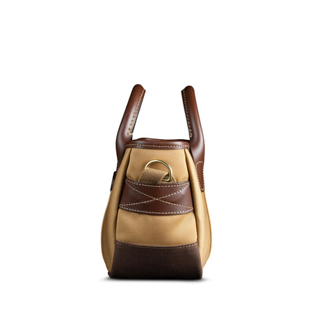 Billingham Dolly Grip Handbag - Khaki Canvas / Chocolate Leather-Totes Bags-Kudos Cameras