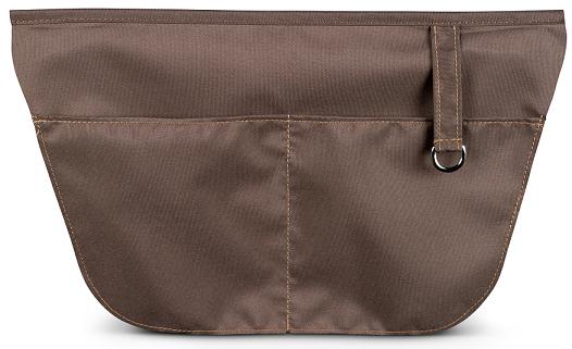 Billingham Dolly Grip Handbag - Khaki Canvas / Chocolate Leather-Totes Bags-Billingham