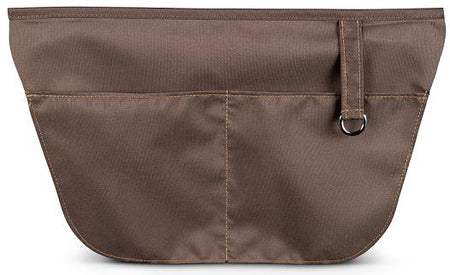 Billingham Dolly Grip Handbag - Khaki Canvas / Chocolate Leather-Totes Bags-Billingham