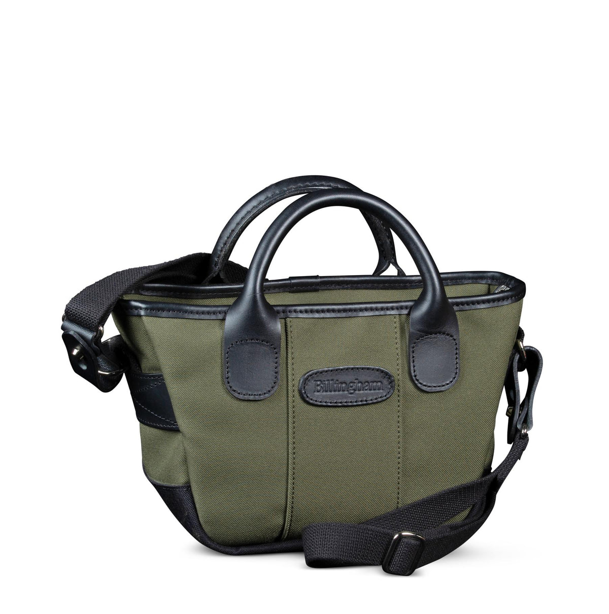 Billingham Dolly Grip Handbag - Sage FibreNyte / Black Leather-Totes Bags-Kudos Cameras