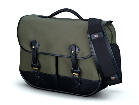 Billingham Eventer MKII Camera Bag - Sage FibreNyte / Black Leather-Camera Bags-Billingham