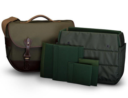 Billingham Eventer MKII Camera Bag - Sage FibreNyte / Chocalate Leather-Camera Bags-Billingham