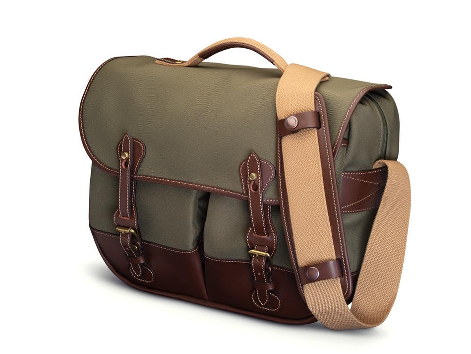 Billingham Eventer MKII Camera Bag - Sage FibreNyte / Chocalate Leather-Camera Bags-Billingham