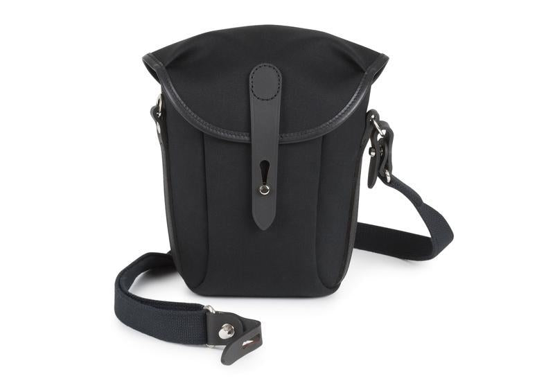 Billingham Galbin Binocular Case Size 10 - Black FibreNyte / Black Leather-Binocular Cases-Billingham