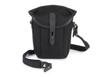 Billingham Galbin Binocular Case Size 10 - Black FibreNyte / Black Leather-Binocular Cases-Billingham