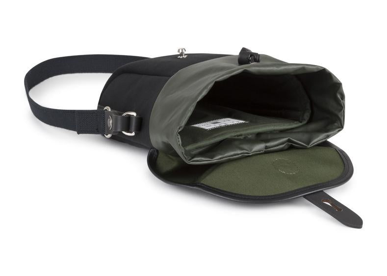 Billingham Galbin Binocular Case Size 10 - Black FibreNyte / Black Leather-Binocular Cases-Billingham