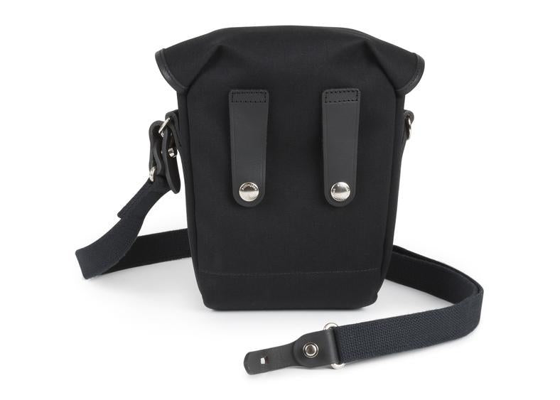 Billingham Galbin Binocular Case Size 10 - Black FibreNyte / Black Leather-Binocular Cases-Billingham