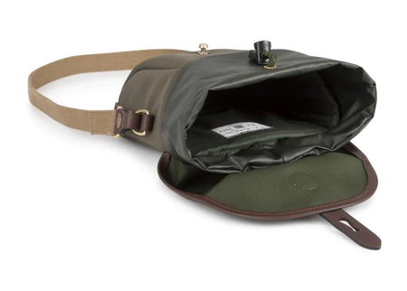 Billingham Galbin Binocular Case Size 10 - Sage FibreNyte / Chocolate Leather-Binocular Cases-Billingham