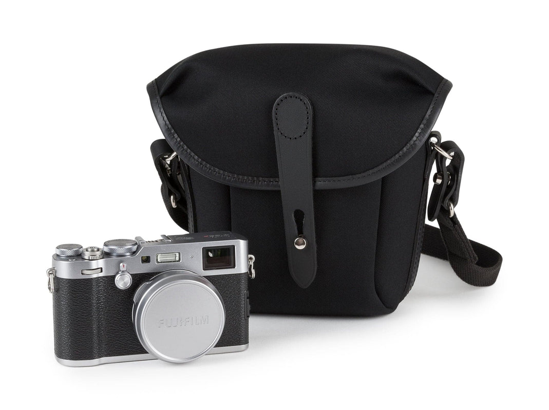 Billingham Galbin Binocular Case Size 8 - Black FibreNyte / Black Leather-Binocular Cases-Kudos Cameras
