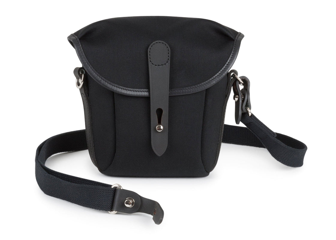 Billingham Galbin Binocular Case Size 8 - Black FibreNyte / Black Leather-Binocular Cases-Kudos Cameras