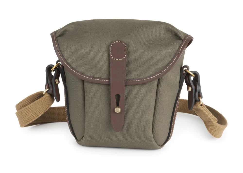 Billingham Galbin Binocular Case Size 8 - Sage FibreNyte / Chocolate Leather-Binocular Cases-Kudos Cameras