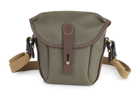 Billingham Galbin Binocular Case Size 8 - Sage FibreNyte / Chocolate Leather-Binocular Cases-Kudos Cameras