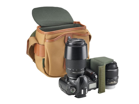 Billingham Hadley Digital Camera Bag - Khaki FibreNyte / Chocolate Leather-Camera Bags-Kudos Cameras