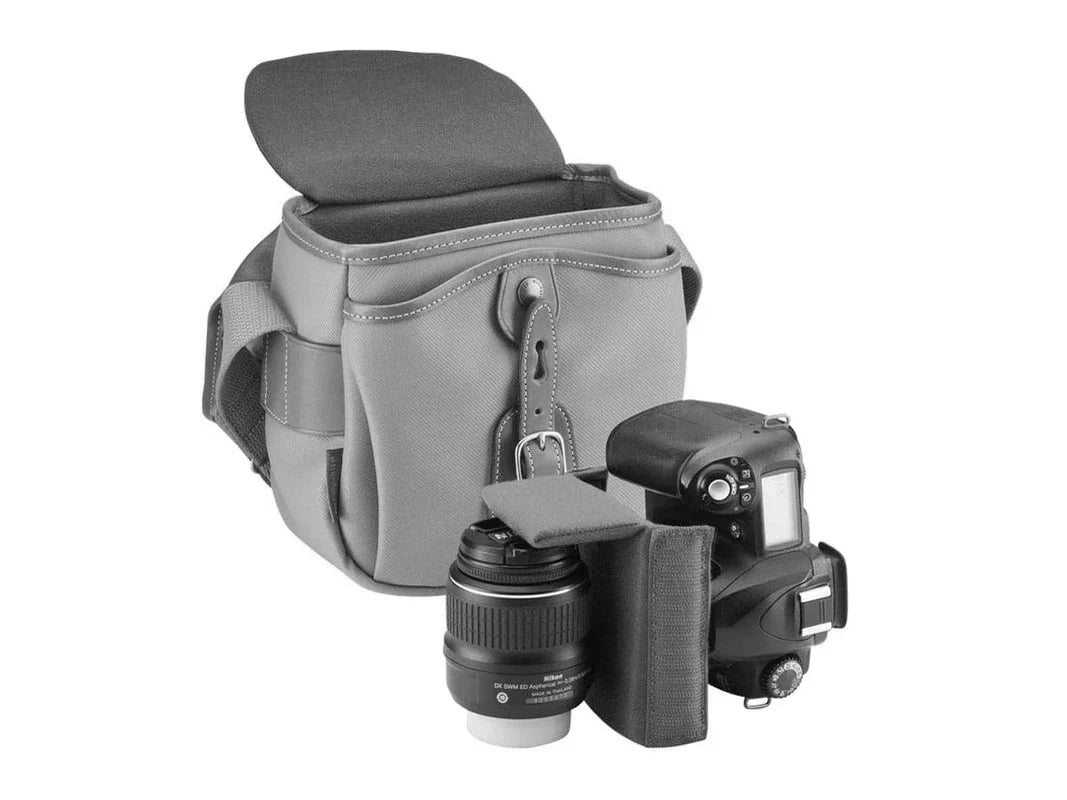 Billingham Hadley Digital Camera Bag - Navy FibreNyte / Chocolate Leather-Camera Bags-Billingham