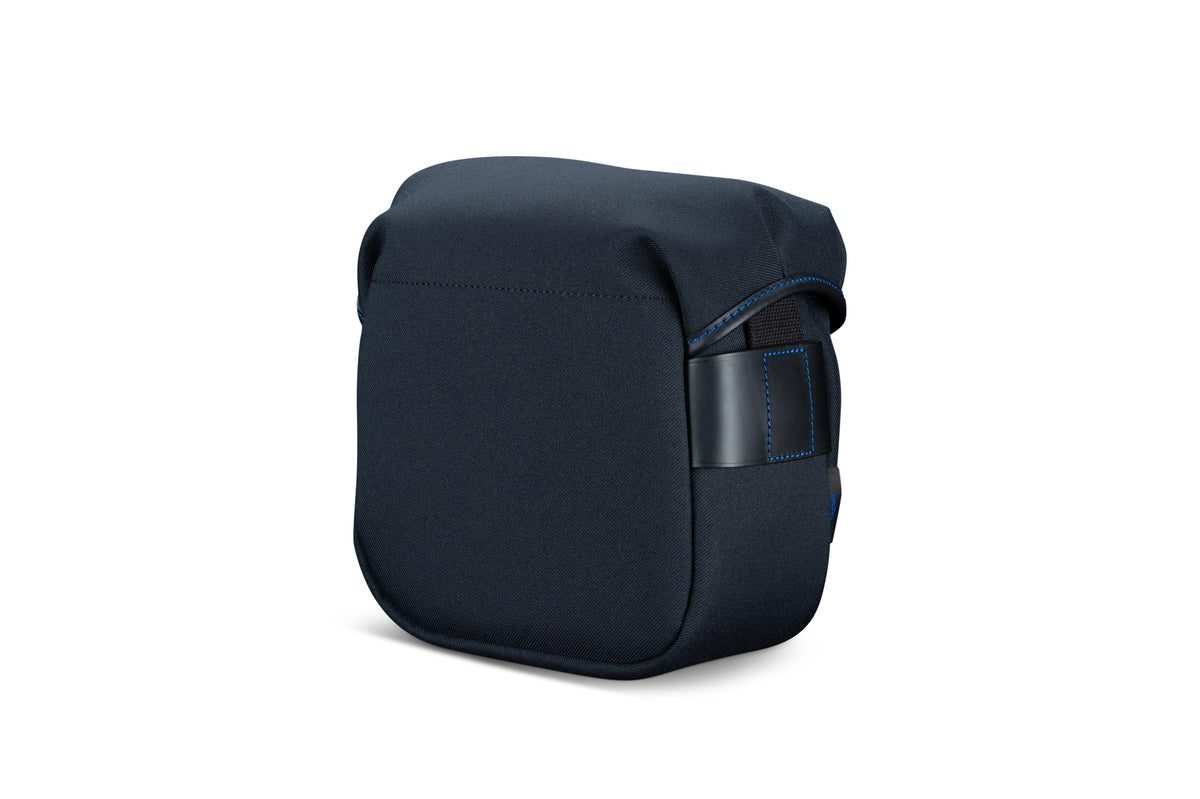 Billingham Hadley Digital Midnight Edition Camera Bag - Black FibreNyte / Black Leather / Blue Stitching inc SP15 Shoulder Pad-Camera Bags-Kudos Cameras