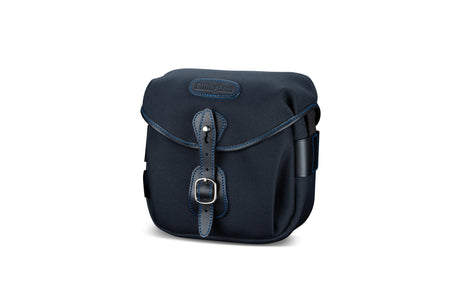 Billingham Hadley Digital Midnight Edition Camera Bag - Black FibreNyte / Black Leather / Blue Stitching inc SP15 Shoulder Pad-Camera Bags-Billingham