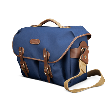 Billingham Hadley One Camera Bag - Navy FibreNyte / Chocolate Leather-Camera Bags-Billingham
