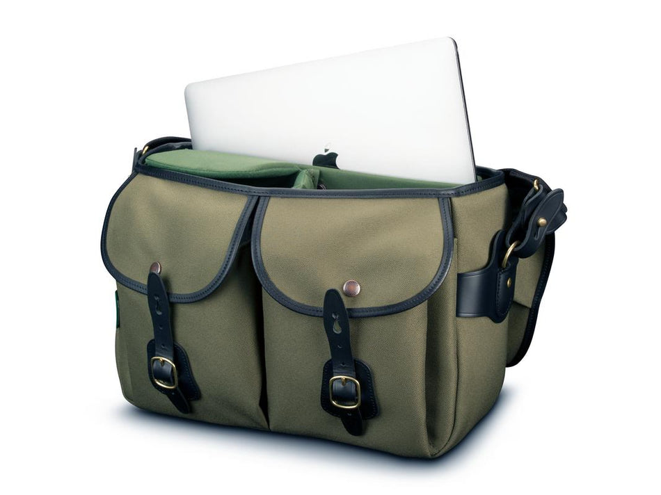 Billingham Hadley One Camera Bag - Sage FibreNyte / Black Leather-Camera Bags-Kudos Cameras