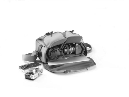 Billingham Hadley One Camera Bag - Sage FibreNyte / Chocolate Leather-Camera Bags-Kudos Cameras