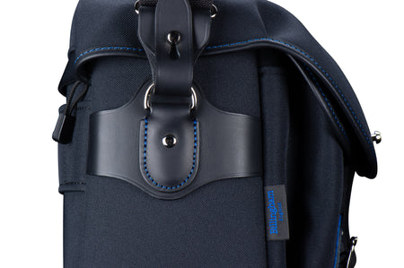 Billingham Hadley One Midnight Edition Camera Bag - Black FibreNyte / Black Leather / Blue Stitching inc SP20 Shoulder Pad-Camera Bags-Kudos Cameras