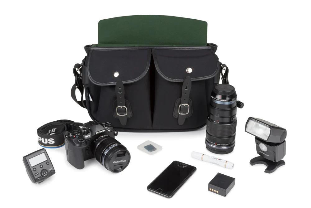 Billingham Hadley Pro 2020 Camera Bag - Sage FibreNyte / Black Leather-Camera Bags-Kudos Cameras