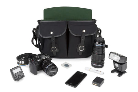 Billingham Hadley Pro 2020 Camera Bag - Sage FibreNyte / Black Leather-Camera Bags-Kudos Cameras