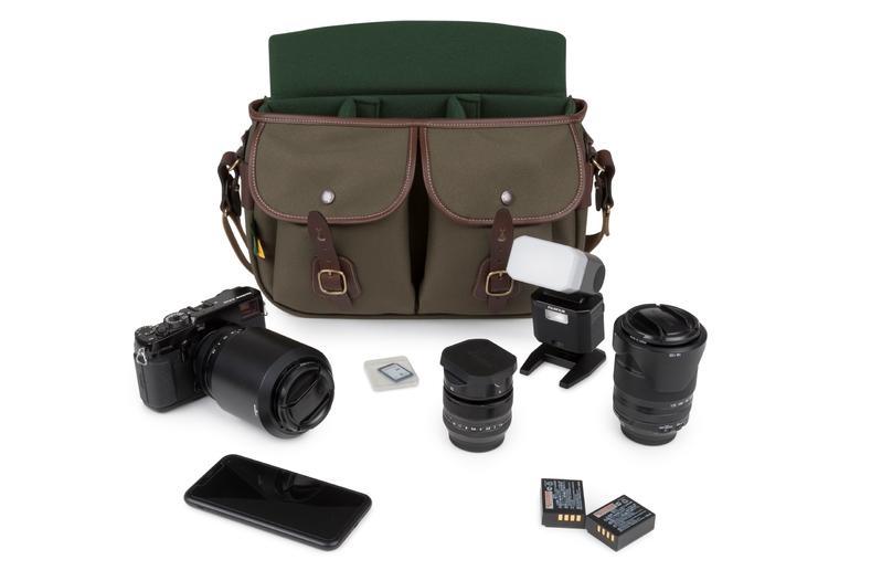 Billingham Hadley Pro 2020 Camera Bag - Sage FibreNyte / Chocolate Leather-Camera Bags-Kudos Cameras
