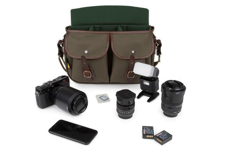 Billingham Hadley Pro 2020 Camera Bag - Sage FibreNyte / Chocolate Leather-Camera Bags-Kudos Cameras