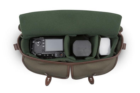 Billingham Hadley Pro 2020 Camera Bag - Sage FibreNyte / Chocolate Leather-Camera Bags-Kudos Cameras
