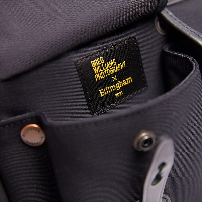 Billingham Hadley Pro 2020 Greg Williams X Edition Camera Bag - Black Canvas / Black Leather inc SP40 Shoulder Pad-Camera Bags-Kudos Cameras