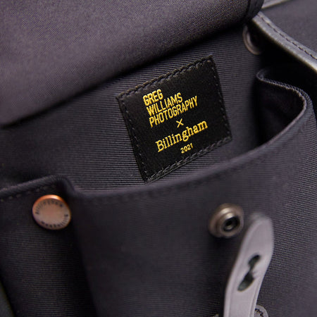 Billingham Hadley Pro 2020 Greg Williams X Edition Camera Bag - Black Canvas / Black Leather inc SP40 Shoulder Pad-Camera Bags-Kudos Cameras