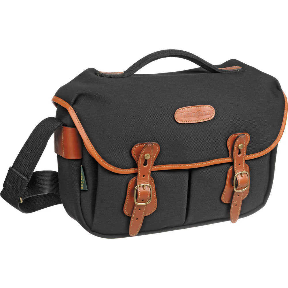 Billingham Hadley Pro Camera Bag - Black Canvas / Tan Leather-Camera Bags-Kudos Cameras