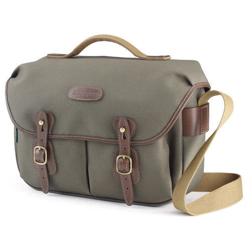 Billingham Hadley Pro Camera Bag - Sage FibreNyte / Chocolate Leather-Camera Bags-Kudos Cameras