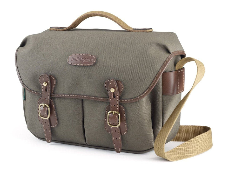 Billingham Hadley Pro Camera Bag - Sage FibreNyte / Chocolate Leather-Camera Bags-Kudos Cameras
